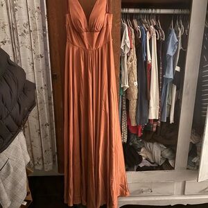 Formal Orange Dress